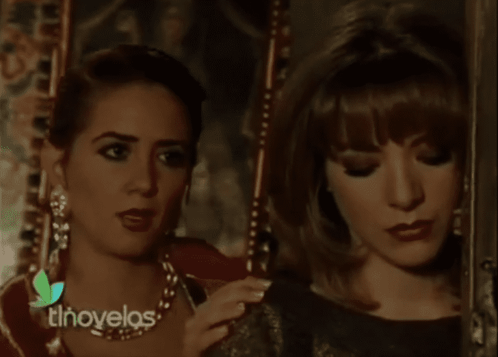 Andrea Legarreta and Edith González acted together in a telenovela. Photo: Video Capture